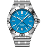 Replica Breitling Chronomat Automatic GMT 40 NFL Carolina Panthers Edition A32398E11C1A1 Watch