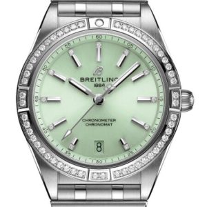 Replica Breitling CHRONOMAT ICE BLUE 36MM A10380591L1A1 Women Watch