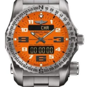 Replica Breitling Professional Emergency II Titanium Orange E76325A5.O508.159E Men Watch