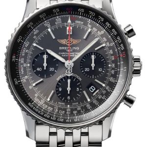 Replica Breitling Navitimer 1 B01 Chronograph 43 Steel Grey Japan Special Edition AB0121A21B1A1 Men Watch