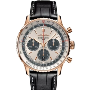 Replica Breitling Navitimer B01 Chronograph 43 Red Gold RB01386A1G1P1 Men Watch