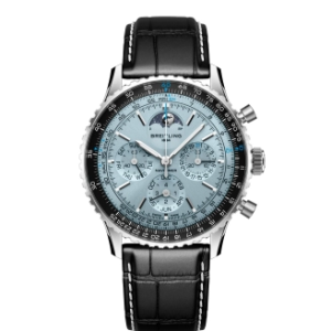Replica Breitling Navitimer B19 Chronograph 43 Perpetual Calendar Platinum PB1920251C1P1 Men Watch