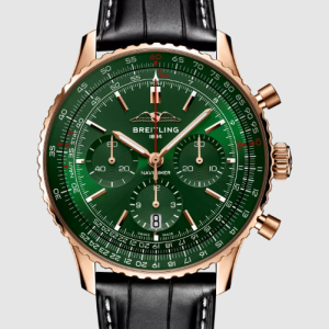 Replica Breitling Navitimer B01 Chronograph 43 Red Gold RB01385A1L1P1 Watch