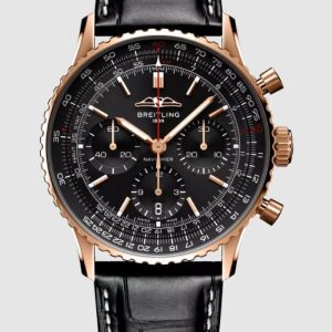 Replica Breitling Navitimer B01 Chronograph 41 Red Gold RB01393A1B1P1 Watch