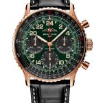 Replica Breitling Navitimer B12 Chronograph 41 Cosmonaute Red Gold RB12302A1L1P1 Watch