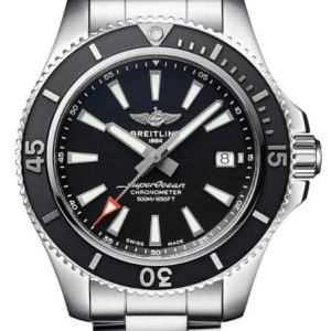 Replica Breitling Superocean 42 Stainless Steel Black Japan A17366D71B2A1 Men Watch