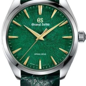 Grand Seiko Elegance Replica Watch 2023 China Exclusive SHENGSHI Limited Edition Green "Tree Bark" SBGY015