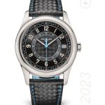 Cheapest Patek Philippe Calatrava White Gold Black - Sky Blue 6007G Watches Prices Replica 6007G-011