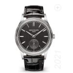Cheapest Patek Philippe Ref. 6119G Calatrava "Clous de Paris" Watches Prcies Replica 6119G-001 White Gold