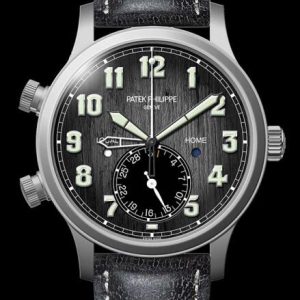 Cheapest Patek Philippe Complications Calatrava Pilot Travel Time 5524 Watches Prices Replica 5524T-010