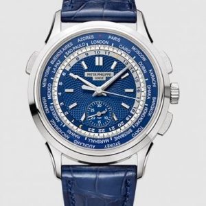 Cheapest Patek Philippe Complications World Time Chronograph 5930 Watches Prices Replica 5930G-001
