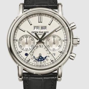 Cheapest Patek Philippe Grand Complications Perpetual Calendar Split-Seconds Chronograph 5204 Watches Prcies Replica 5204P-010 Platinum