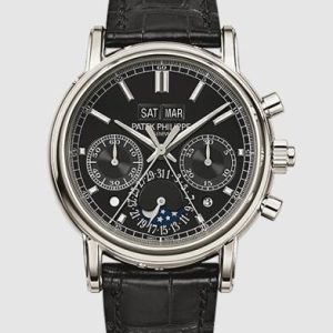 Cheapest Patek Philippe Grand Complications Perpetual Calendar Split-Seconds Chronograph 5204 Watches Prcies Replica 5204P-011 Platinum