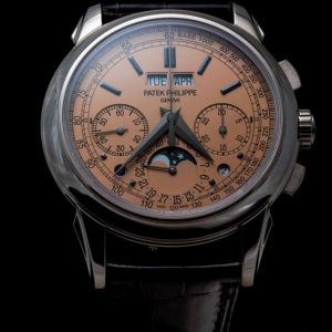 Cheapest Patek Philippe Perpetual Calendar 5270 Watches Prices Replica 5270G unique piece salmon dial