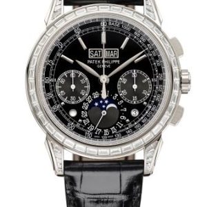 Cheapest Patek Philippe Watch Price Replica Grand Complications Perpetual Calendar Chronograph 5271 Platinum 5271P-010