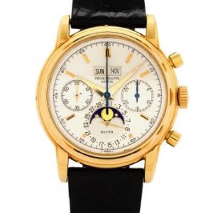 Cheapest Patek Philippe Perpetual Calendar Chronograph 2499 Watches Prcies Replica 2499J Yellow Gold