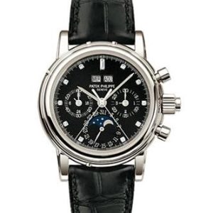 Cheap Patek Philippe Grand Complications Perpetual Calendar Split Seconds Chronograph 5004 Watches for sale 5004P-033 Platinum