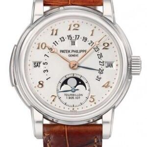 Cheapest Patek Philippe Tourbillon Minute Repeater Perpetual Calendar 5016P Watches Prcies Replica 5016P-021 Platinum