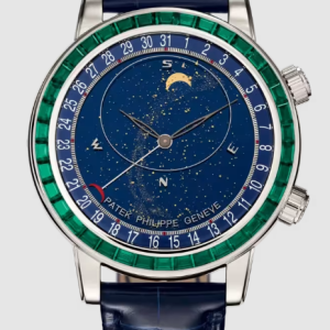 Cheapest Patek Philippe Grand Complications Celestial 6104 Platinum - Emerald Watches Prices Replica 6104/13P-010
