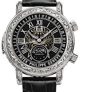 Replica Patek Philippe Grand Complications SKY MOON TOURBILLON 2016 Men  Watch Buy 6002G-010 - White gold