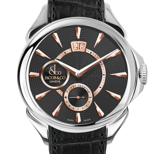 Jacob & Co. PALATIAL CLASSIC MANUAL BIG DATE STEEL Watch Replica PC400.10.NS.NK.A Jacob and Co Watch Price