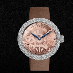 Jacob and Co BRILLIANT HALF PAVE Replica Watch 210.020.10.RH.OY.3RD