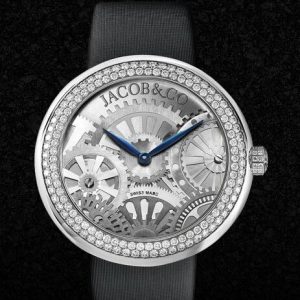Jacob and Co BRILLIANT TWO ROWS Replica Watch 210.030.10.RT.OX.3NS