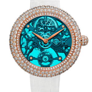Jacob & Co. Ladies Brilliant SKELETON NORTHERN LIGHTS ROSE GOLD Replica Watch BS431.40.RD.QB.A