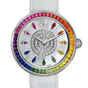 Jacob & Co. Ladies Brilliant RAINBOW WHITE GOLD Replica Watch BA537.30.GR.KW.A