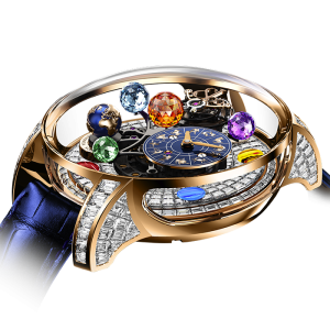 Jacob & Co. Astronomia Solar Baguette Jewellery Planets Zodiac Watch Replica AS910.40.BD.BD.A Jacob and Co Watch Price