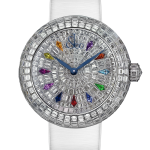 Jacob & Co. Ladies Brilliant Automatic Baguette Diamonds & Kite Sapphires Replica Watch BA534.30.BD.KR.A