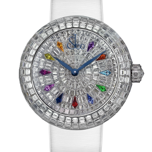 Jacob & Co. Ladies Brilliant Automatic Baguette Diamonds & Kite Sapphires Replica Watch BA534.30.BD.KR.A