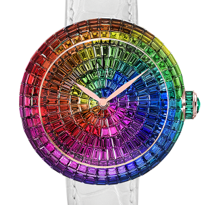 Jacob & Co. Brilliant Full Baguette Rainbow Watch BA534.40.HE.HE.A Jacob and Co Replica Watch