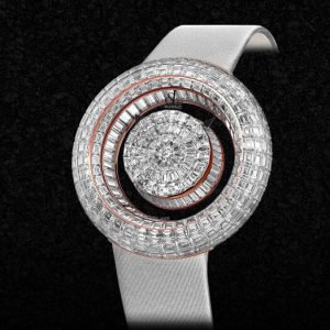 Jacob and Co Brilliant Mystery Baguette White Diamonds Replica Watch BM555.40.BD.BD.A