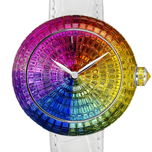 Jacob & Co. Brilliant Full Baguette Rainbow Watch BQ532.30.HR.HR.A Jacob and Co Replica Watch