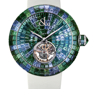 Jacob & Co. Brilliant Flying Tourbillon Green Camouflage Watch BT543.30.CG.CG.B Jacob and Co Replica Watch