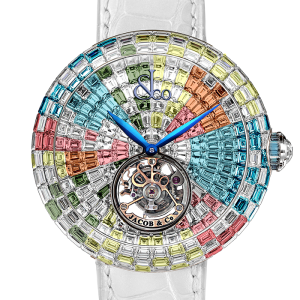 Jacob & Co. Brilliant Flying Tourbillon Arlequino Pastel Watch BT543.40.HX.UC.B Jacob and Co Replica Watch