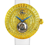 Jacob & Co. Brilliant Flying Tourbillon Yellow Sapphire Watch BT543.50.BY.BY.B Jacob and Co Replica Watch
