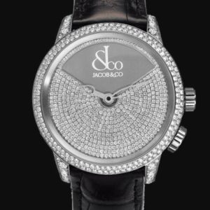 Jacob and Co CALIGULA WHITE GOLD PAVE Replica Watch CL100.30.RD.AB.A