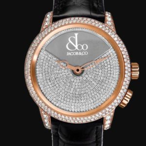 Jacob and Co CALIGULA ROSE GOLD PAVE Replica Watch CL100.40.RD.AA.A