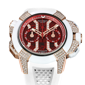Jacob & Co. Epic X Chrono Pave Watch EC412.42.RW.RR.F Jacob and Co Replica Watch