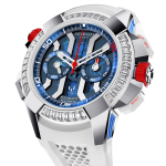 Jacob & Co. Epic X Chrono Messi White Gold, Titanium And Baguette Watch Replica EC423.32.OE.LL.J Jacob and Co Watch Price