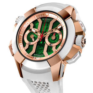 Jacob & Co. Epic X Chrono Rose Gold Green Dial Watch Replica EC312.42.PB.GN.A Jacob and Co Watch Price