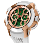 Jacob and Co Epic X Chrono Rose Gold Green Dial Replica Watch EC312.42.SB.GN.A