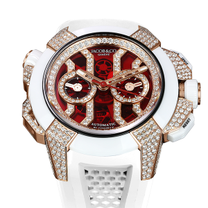 Jacob & Co. Epic X Chrono Full Pave Watch EC412.42.RW.RD.F Jacob and Co Replica Watch