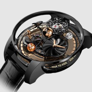 Jacob & Co. ASTRONOMIA SOLAR BITCOIN Tourbillon Watch Replica AS310.21.AB.AA.A Jacob and Co Watch Price
