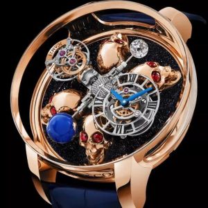 Jacob & Co. ASTRONOMIA TOURBILLON ART STATIC 4 SKULLS Watch Replica AT102.40.AE.AA.A Jacob and Co Watch Price