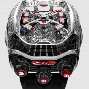 Jacob & Co. Bugatti Chiron Baguette Black Sapphires & Rubies Markers Watch Replica BU800.30.AA.UC.ABRUA Jacob and Co Watch Price
