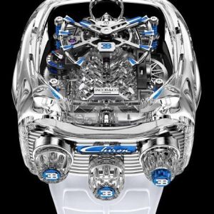 Jacob & Co. BUGATTI CHIRON TOURBILLON SAPPHIRE CRYSTAL CLEAR Watch Replica BU210.80.AA.AA.BBRUA Jacob and Co Watch Price
