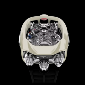 Jacob & Co. BUGATTI CHIRON TOURBILLON TITANIUM & OFF WHITE CERAMIC (SILVER ACCENTS) Watch Replica BU220.27.AL.UA.A Jacob and Co Watch Price